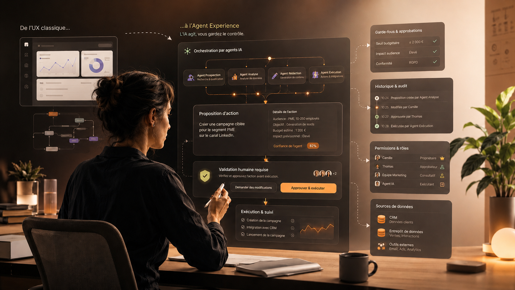 Le design produit se déplace vers la délégation entre l'utilisateur et l'agent